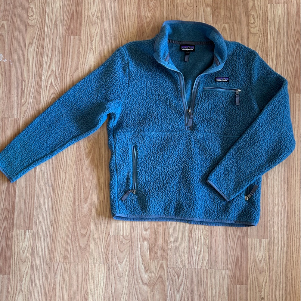 Patagonia Blue Teddy Jacket